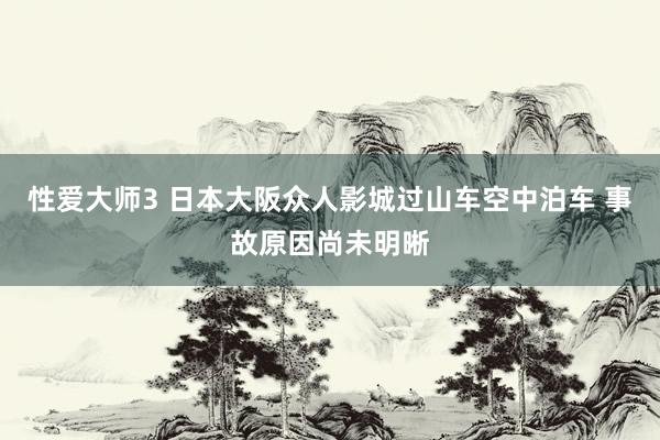 性爱大师3 日本大阪众人影城过山车空中泊车 事故原因尚未明晰